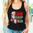 Ich Bin Nur Zum Essen Hier Christmas Women Tank Top Frauen Geschenke für Sie