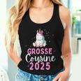 Ich Werde Große Cousin 2025 Unicorn Girls' Cousin Tank Top Frauen Geschenke für Sie