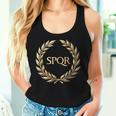Imperio Romano Spqr Camiseta sin mangas para mujer Regalos para ella