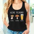 Kleine Pilzkunde Glückspilz Beer Tank Top Frauen Geschenke für Sie