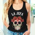 La Jefa Sugar Skullêtements Mexicain Dia De Los Muertos Dead Débardeur pour femme Cadeaux pour elle