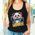 Lennox Beautiful Boys' Name With Cute Panda Tank Top Frauen Geschenke für Sie