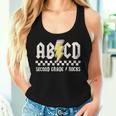 Lightning Abcd Teacher Kid Second Grade Rocks Back To School Women Tank Top Gifts for Her