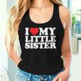 I Love My Little Sister Canotta da donna Regalos para ella