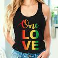 Love One Rasta Reggae Hipster Jamaica Vacation Women Tank Top Gifts for Her
