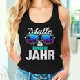 Malle Ist Nur Einmal Im Jahr Mallorca Beer Party Dance S Tank Top Frauen Geschenke für Sie