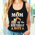 Mom Of The Birthday Boy Construction Boy's Birthday Party Women Tank Top Gifts for Her