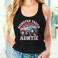 Monster Truck Auntie Matching Family Monster Truck Aunt Women Tank Top Gifts for Her