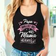 Papa Willst Du Mama Maraten Proposal Marriage Proposal Engagement Tank Top Frauen Geschenke für Sie