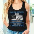 Police Supporter I Raised My Hero Police Officer Mom Women Tank Top Gifts for Her