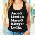 Pride And Prejudice Jane Austen Bennet Sisters Tank Top Frauen Geschenke für Sie