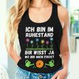 Rente Garten Pensioner Gardener Flowers Retirement Pensioner Tank Top Frauen Geschenke für Sie