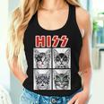 Retro Cat Rock Musik Konzertband Männer Kinder Frauen Lustige Katze Tank Top Frauen Geschenke für Sie