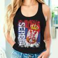 Serbia Flag Women's Children's Serbia Tank Top Frauen Geschenke für Sie