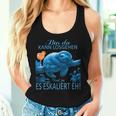 Sloth Bin Da Kann Losgehen Und Ja Es Escaliert Eh Costume Tank Top Frauen Geschenke für Sie