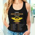 Spqr Ancient Rome Julius Caesar Roman History Tank Top Frauen Geschenke für Sie