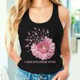 Sunflower Ribbon I Wear Pink For My Sister Breast Cancer Women Tank Top Gifts for Her