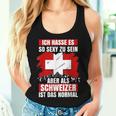 Switzerland Children's Switzerland Swiss Flag Women's Tank Top Frauen Geschenke für Sie