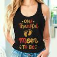 Thanksgiving Pregnancy Announcement Thankful Mom Family Women Tank Top Gifts for Her