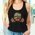Unbothered Black Girl With Cap Camo Afro Woman Black Queen Women Tank Top Gifts for Her