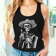 Vintage Skeleton Tequila Mexico Dia De Los Muertos Tank Top Frauen Geschenke für Sie