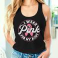 I Wear Pink For My Aunt Breast Cancer Awareness Women Tank Top Gifts for Her