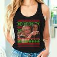 Woman Yelling At A Cat Meme Ugly Christmas Sweater Women Tank Top Gifts for Her