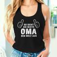 Women's Beste Oma Der Welt Tank Top Frauen Geschenke für Sie