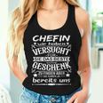 Women's Chefin Wir Habenersucht Für Sie Das Beste Zu Finden German Tank Top Frauen Geschenke für Sie