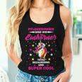 Women's Nursing Unicorn Care Altenpfleger Slogan Tank Top Frauen Geschenke für Sie