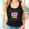 Xmas Tree Lights Red Panda In Christmas Socks Women Tank Top Gifts for Her
