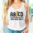 3Rd Grade Rock And Roll Letters Abcd Alphabet Back To School Women Tank Top Gifts for Her
