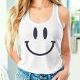 Cara Sonriente Emoticono Sonrisa Feliz Hombre Niños Camiseta sin mangas para mujer Regalos para ella