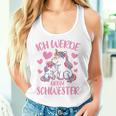 Children's Ich Werde Große Schwester 20242025 Unicorn Tank Top Frauen Geschenke für Sie