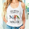 Coole Mädchen Lieben Papageien Tank Top Frauen Geschenke für Sie