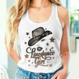 Cowboy Hat Line Dance Queen Silhouette Per I Ballerini Canotta da donna Regalos para ella