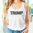 Estilo Militar De Plantilla Donald Trump 2024 Camiseta sin mangas para mujer Regalos para ella