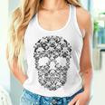 Skull Costume Pug Lover Halloween Dog Women Tank Top Gifts for Her