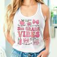 Girls 3Rd Grade Vibes Coquette Bow Back To School Teacher Women Tank Top Gifts for Her