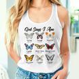 God Says I Am Butterfly Christian Jesus Lover Religious Women Tank Top Gifts for Her