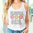 Groovy Flower Girl Proposal Wedding Bridesmaid Bridal Shower Women Tank Top Gifts for Her