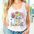 Hello Pre-School Boy Girl Teacher Back To School Pre School Women Tank Top Gifts for Her