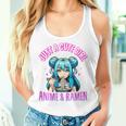 Just A Cute Girl Who Loves Anime And Ramen For Girls Women Tank Top Gifts for Her