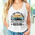 Let The 4Th Grade Adventure Begin Fourth Grade Teacher Women Tank Top Gifts for Her
