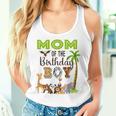 Mom Of The Birthday Boy Wild Zoo Theme Safari Party Women Tank Top Gifts for Her