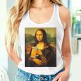 Mona Lisa X Bier La Gioconda Leonardo Dainci Beer Fun Hq Tank Top Frauen Geschenke für Sie