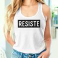Resiste Spanish Resist Mexican Immigration Boriqua Women Tank Top Gifts for Her
