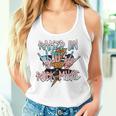 Retro 80'S Rock Music Skeleton Peace Big Hair Bands Eighties Women Tank Top Gifts for Her