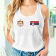 Serbia Flag Srbija Football Fan Women's Children's Red Tank Top Frauen Geschenke für Sie