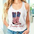 Trump Girl American Flag Vote Trump Girl Republican Cowgirl Women Tank Top Gifts for Her